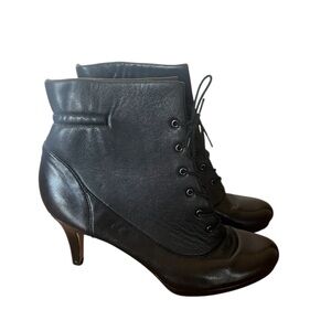 Anne Klein Elegant Black Women's Ankle Boots-Size 11